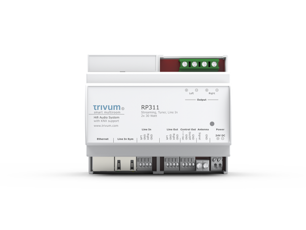 RP311 sound system 1 to 2 rooms from Trivum/ Germany