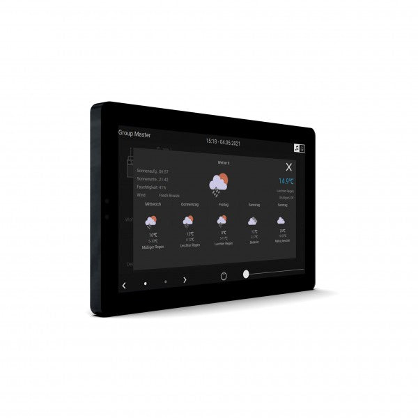 شاشة لمس KNX (لوحة لمس) 7 بوصة صناعة ألمانية - للتشغيل الآلي ونظام الصوت