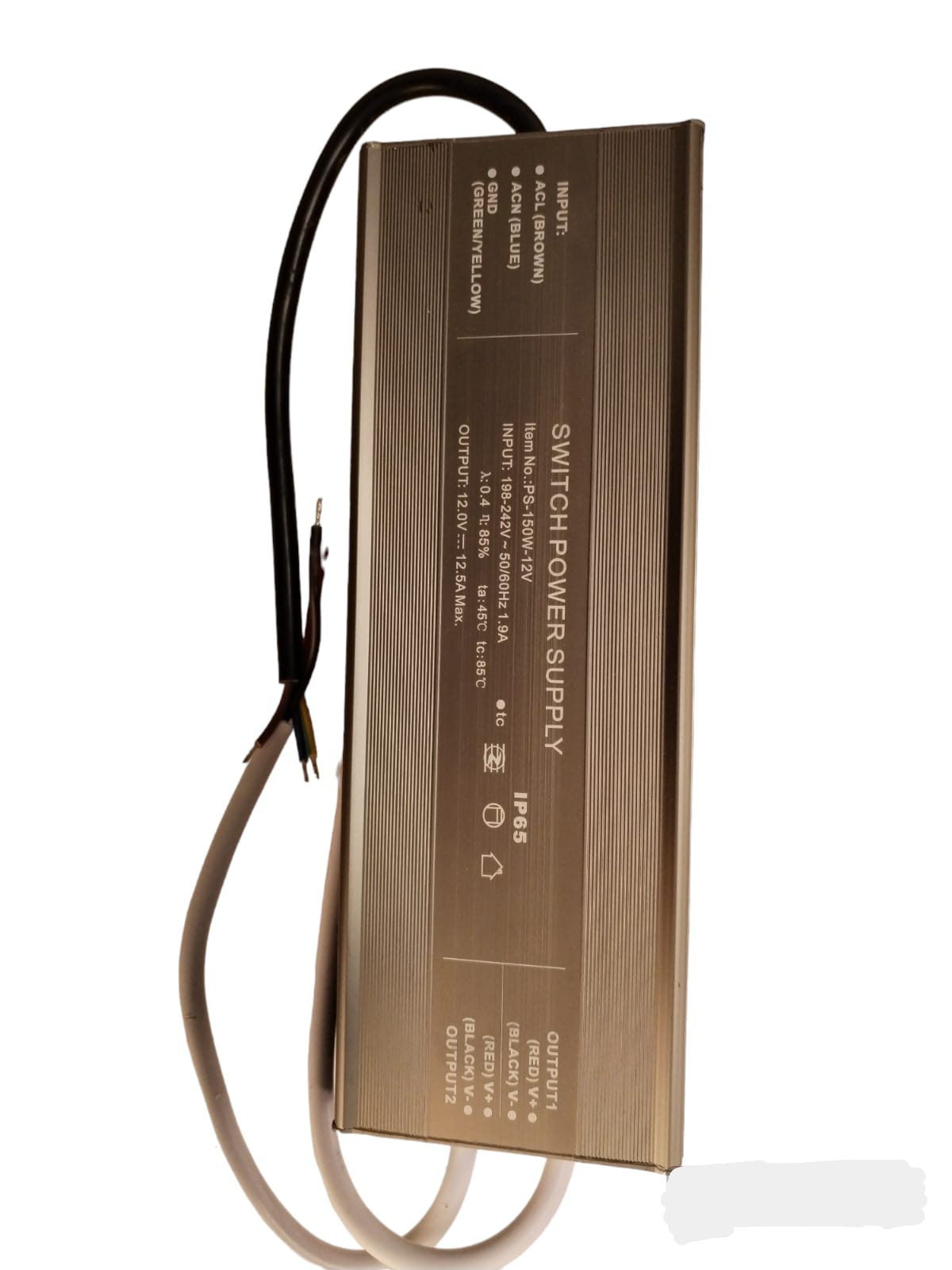 تبديل التيار الكهربائي 150W-12V IP65