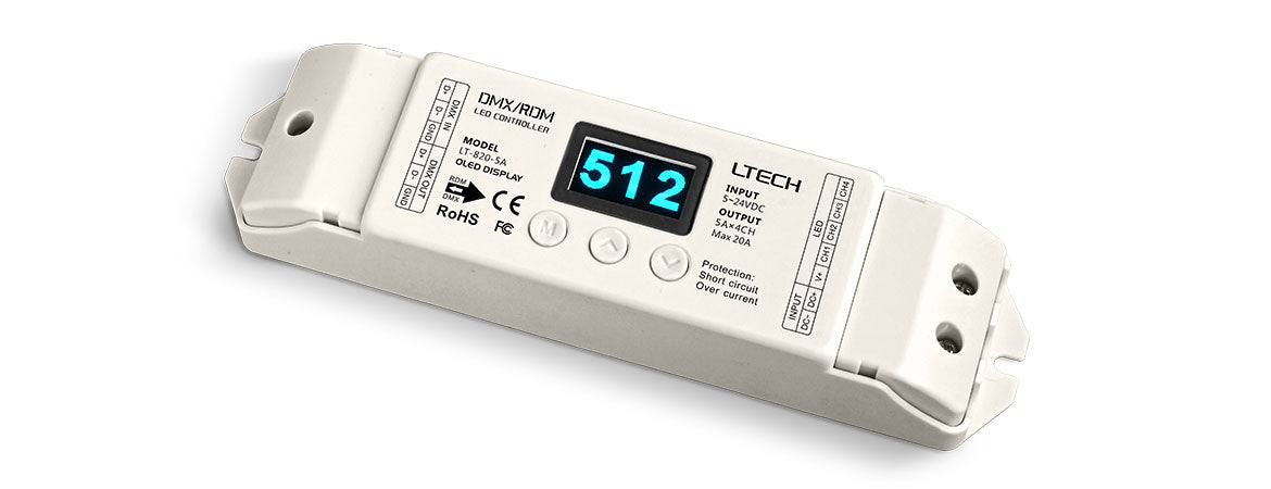 4CH CV DMX Decoder LT-820-5A