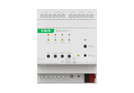 KNX Fan coil Controller, 0-10V from GVS/ China ( AFVFT-07/10.1 )